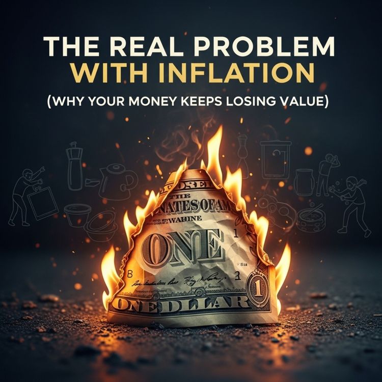 cover art for “The Real Problem With Inflation (Why Your Money Keeps Losing Value)”
