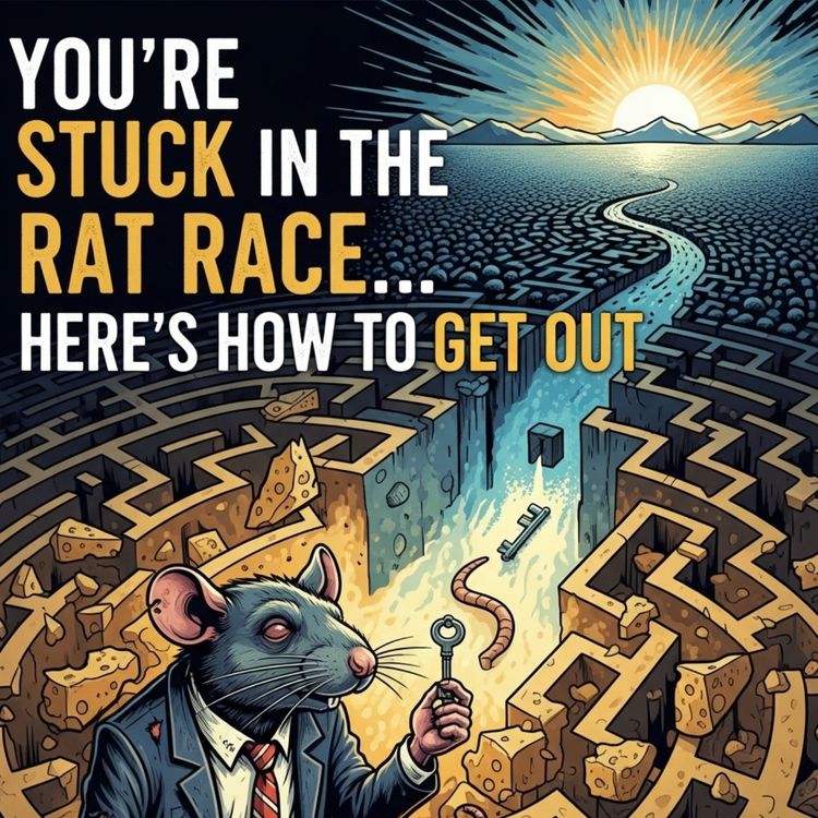cover art for  “You’re Stuck in the Rat Race… Here’s How to Get Out”