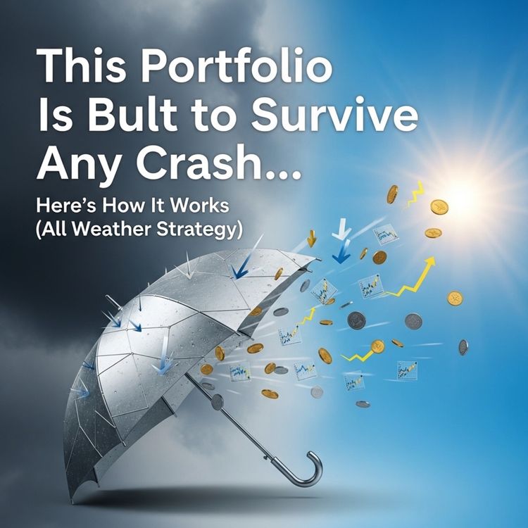 cover art for “This Portfolio Is Built to Survive Any Crash… Here’s How It Works (All Weather Strategy)”
