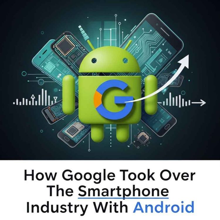 cover art for How Google Took Over The Smartphone Industry With Android