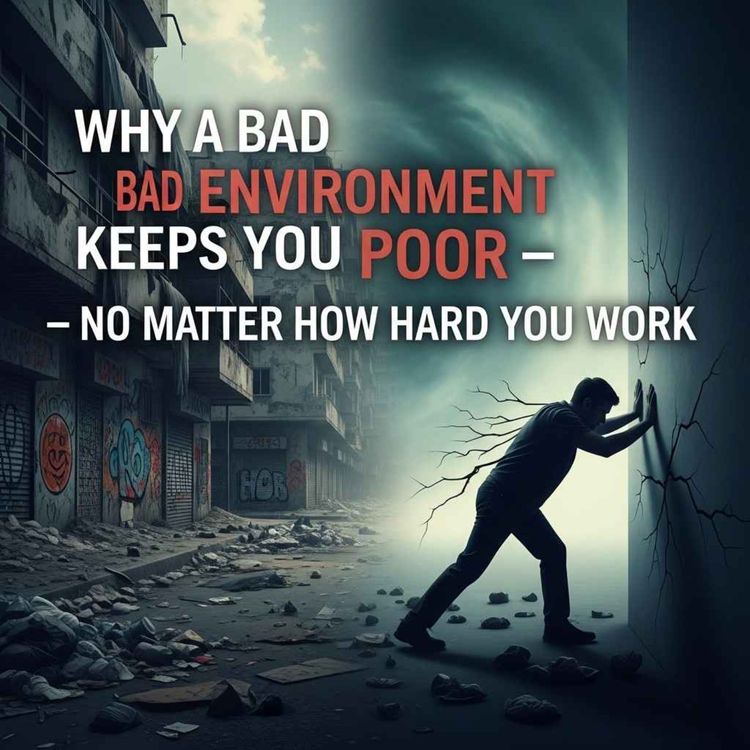 cover art for Why A Bad Environment Keeps You Poor — No Matter How Hard You Work