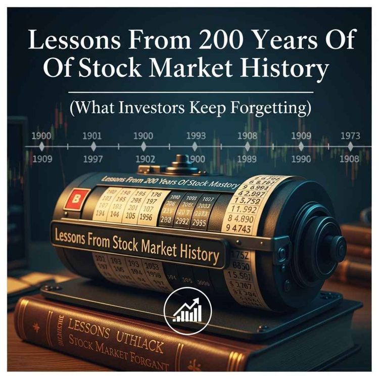 cover art for Lessons From 200 Years Of Stock Market History (What Investors Keep Forgetting)