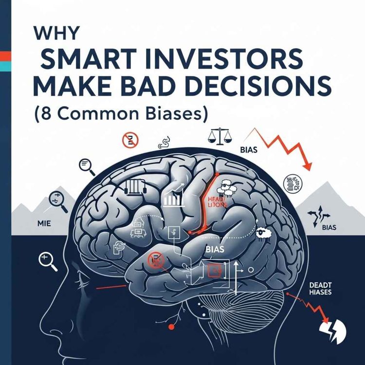 cover art for Why Smart Investors Make Bad Decisions (8 Common Biases)