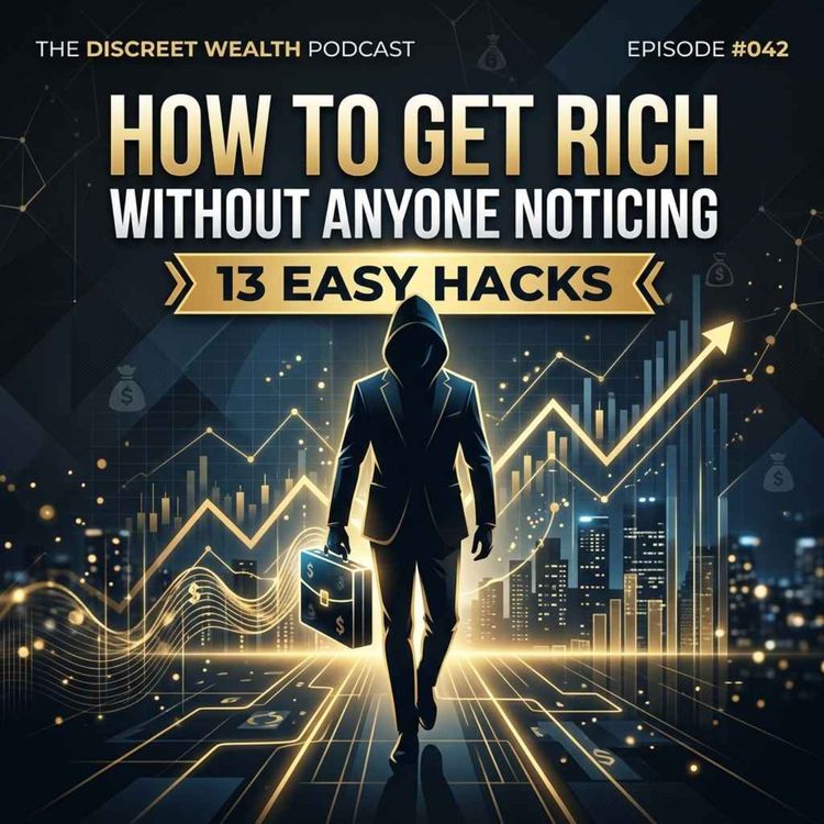cover art for How to Get Rich Without ANYONE Noticing (13 EASY HACKS)