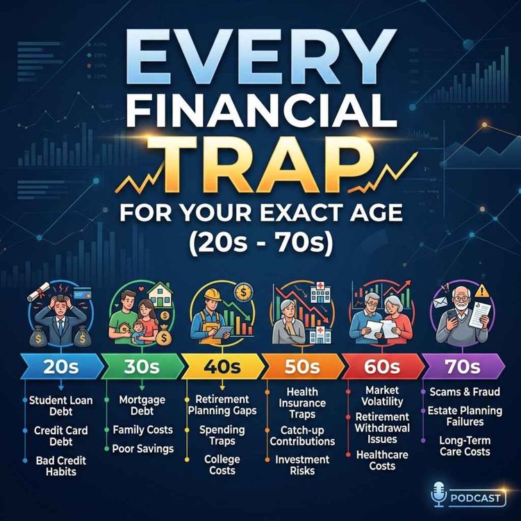 cover art for EVERY Financial Trap for Your Exact Age (20s - 70s)