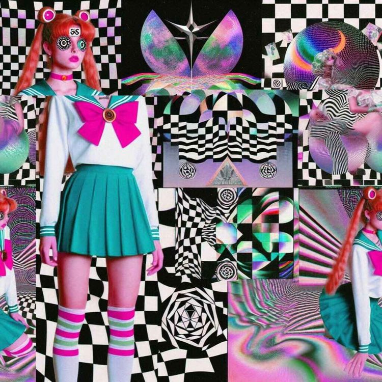 cover art for Riley Syrus on Glitch Art, AI and Inspiration