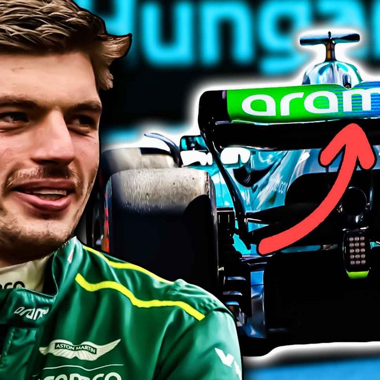 cover art for Max Verstappen to Aston Martin? Maybe.