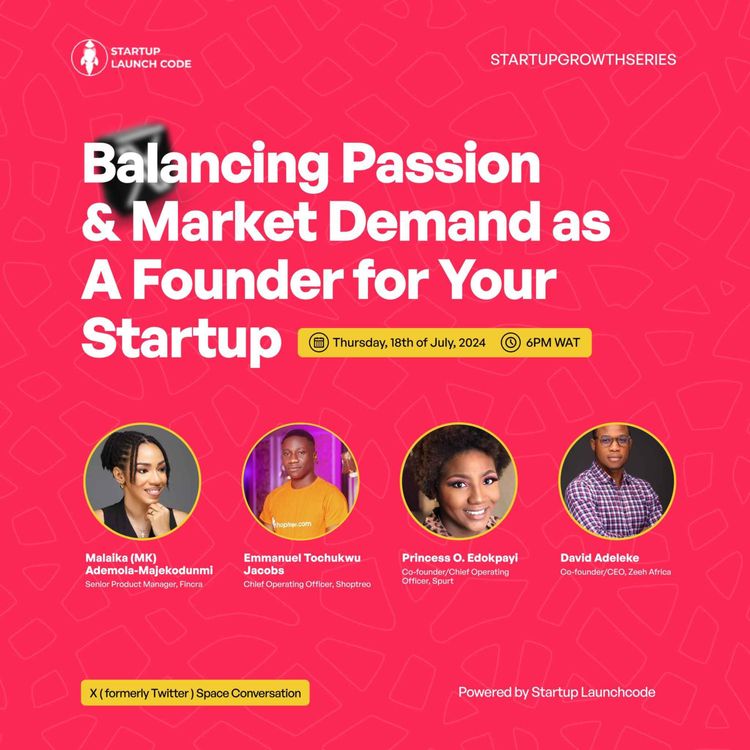 cover art for Balancing Passion & Market Demand as a Founder for your Startup