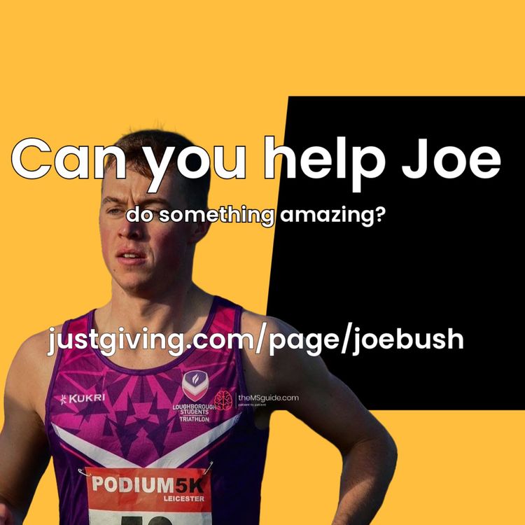 cover art for Joe Bush is running the London Marathon and Raising £££ for MS Research