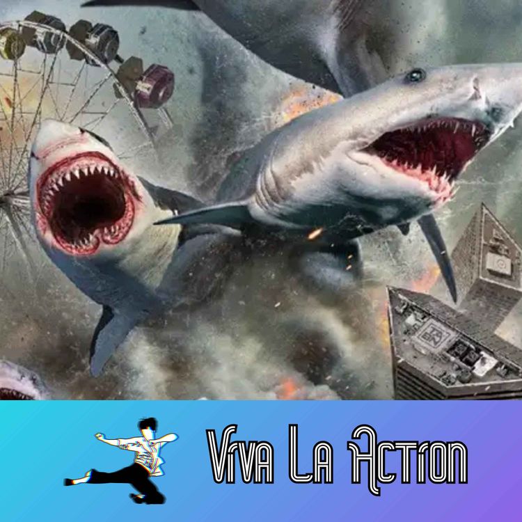 cover art for Sharknado (2013) - Action Movie Review