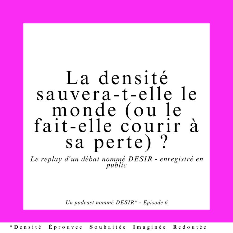 cover art for La densité sauvera-t-elle le monde ?