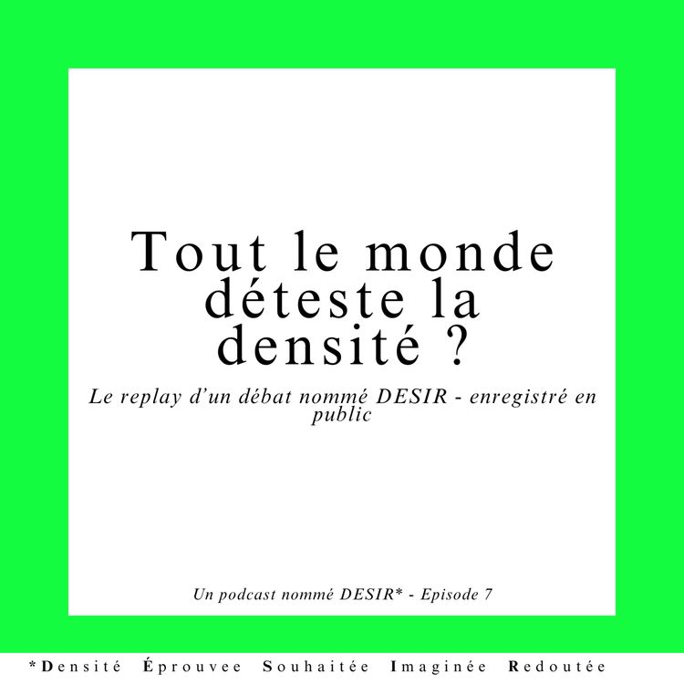cover art for Tout le monde déteste la densité ?