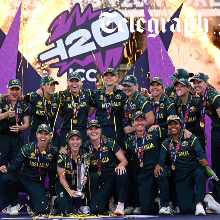cover art for Australia thrash England to win World Cup