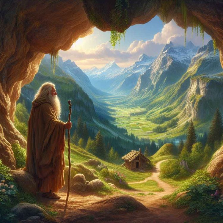 cover art for Trailer för guidad meditation -Den gamle vise