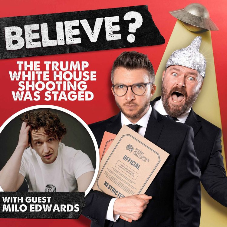 cover art for Ep95. The Trump White House Shooting Was Staged | with Milo Edwards