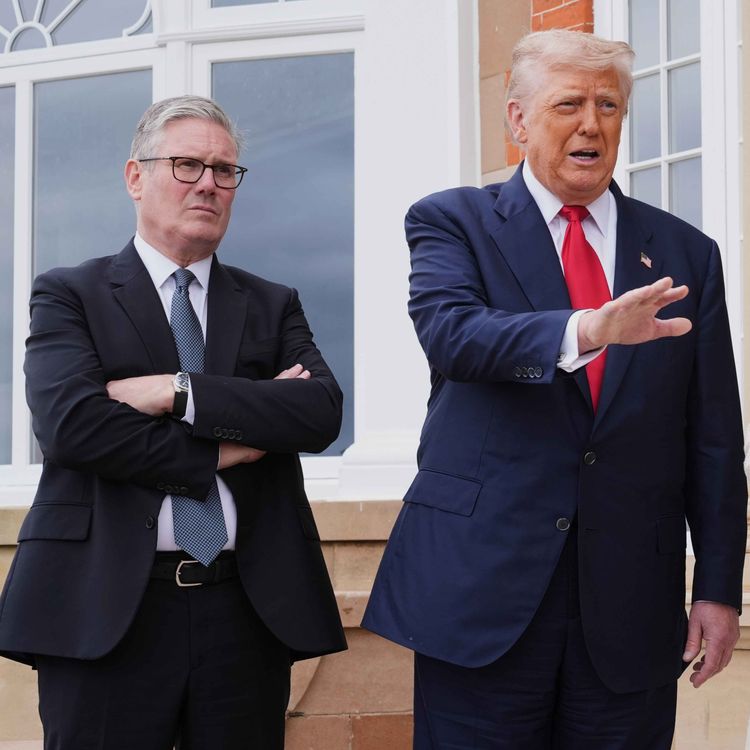 cover art for Inside the room as Starmer Trumped at Turnberry