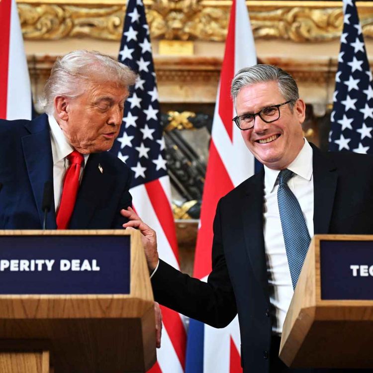 cover art for  Trump: Starmer must stop the boats and drill baby drill