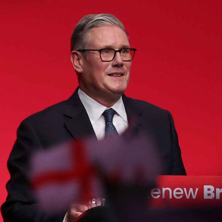 cover art for Farage hits back at Starmer’s 'disgraceful' flag-waving diatribe