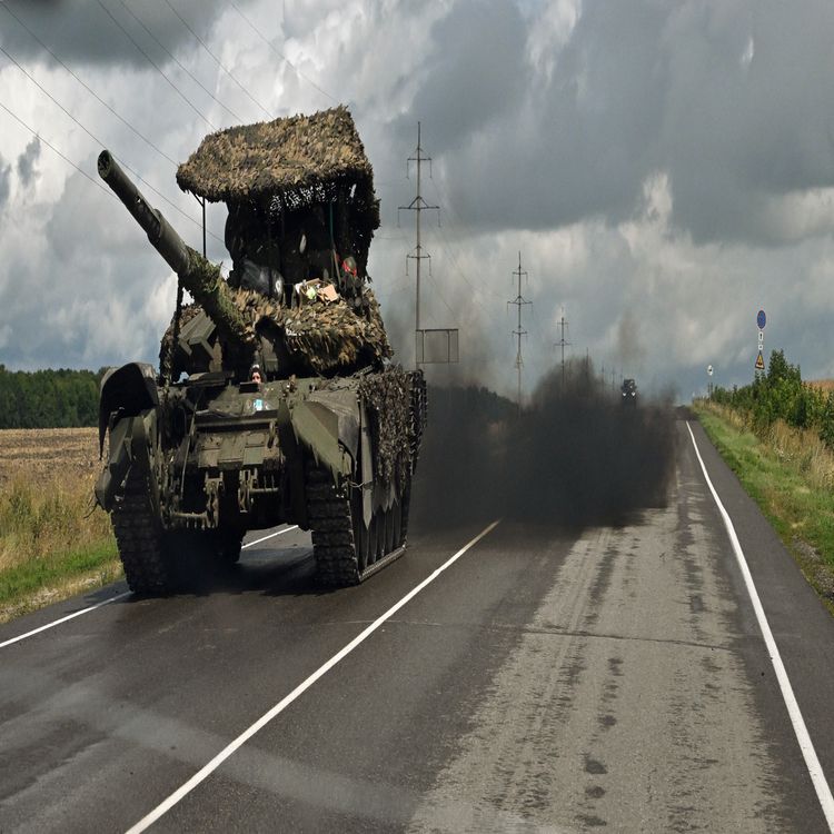cover art for Russia surges to border in Kursk as Ukraine holds line in Donbas