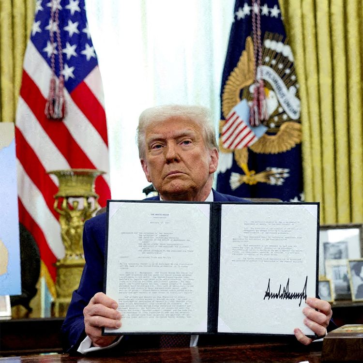 cover art for Trump declares trade war on the West & Russia falls for British April Fool’s Day joke