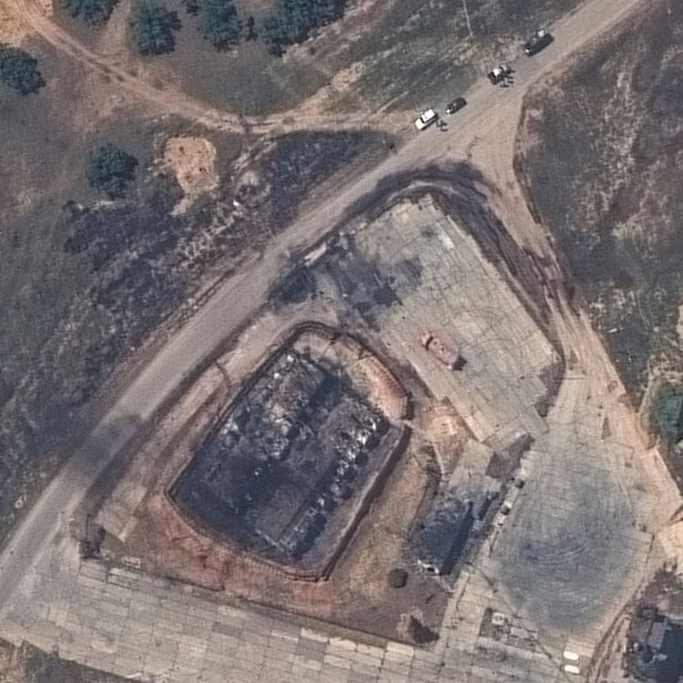 cover art for Massive drone strikes blast Russian airbases in occupied Crimea as US retreats from peace talks 