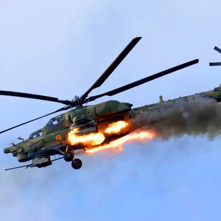 cover art for Russian attack helicopters and fighter jets 'obliterated' amid largest combined strikes of war so far