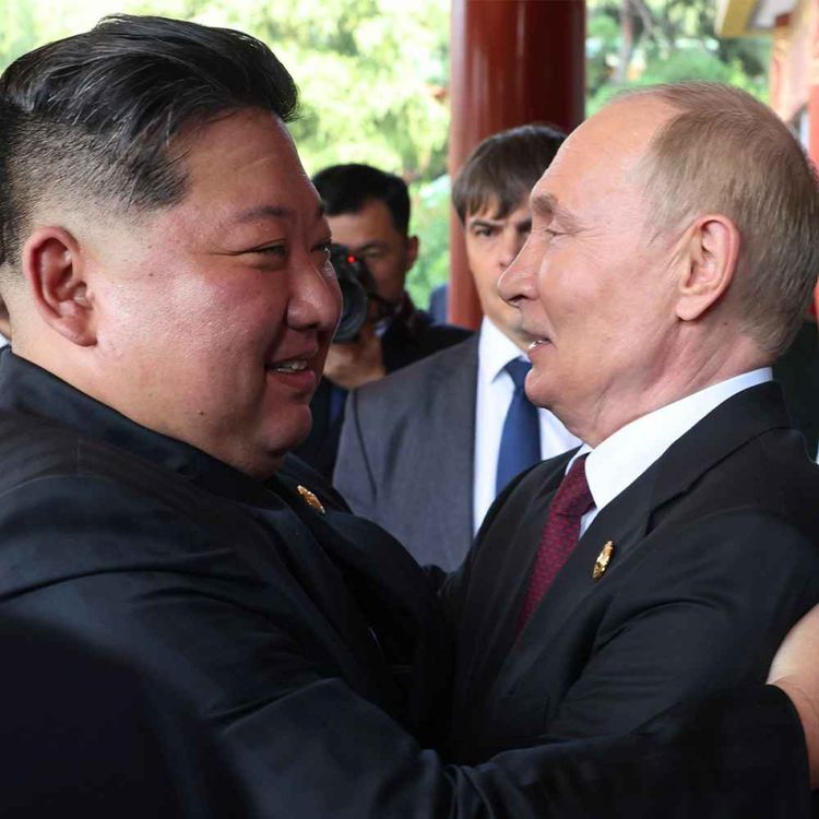 cover art for Russia and North Korea fighting ‘Nazism’ in Ukraine, says Putin in first meeting with Kim Jong-un & exclusive interview with British Foreign Secretary David Lammy