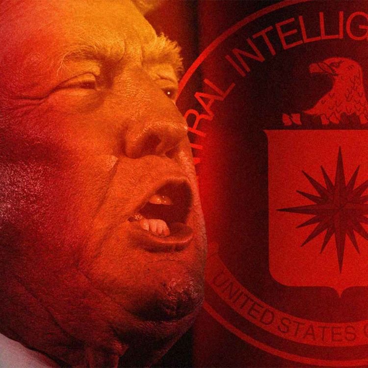 cover art for How Trump's purges weaken the CIA & Russian ship on fire after drone hit