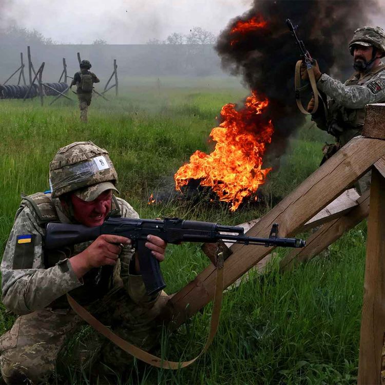 cover art for Ukraine 'liberates' 160 square kilometers in counteroffensive in Donetsk & night-time raid destroys Russian multi-purpose vehicle