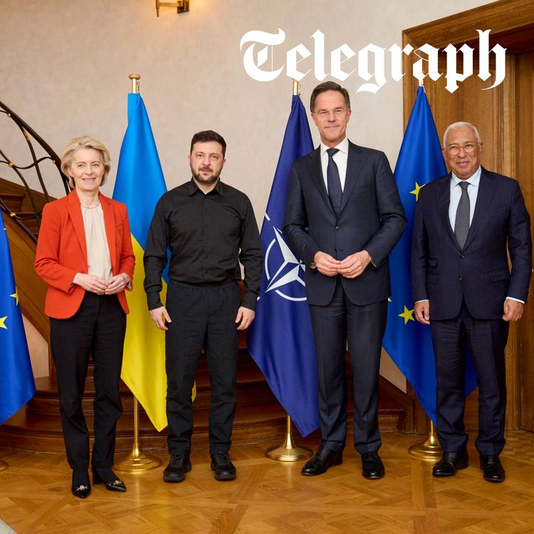 cover art for Trump’s Ukraine peace deal 'on brink of collapse' as US President tears into 'stupid, weak' European leaders