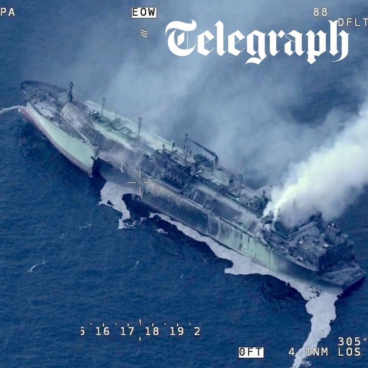 cover art for ‘Russian-made drones’ fired by Iran as Middle East war escalates & shadow fleet tanker explodes in Mediterranean carrying sanctioned gas