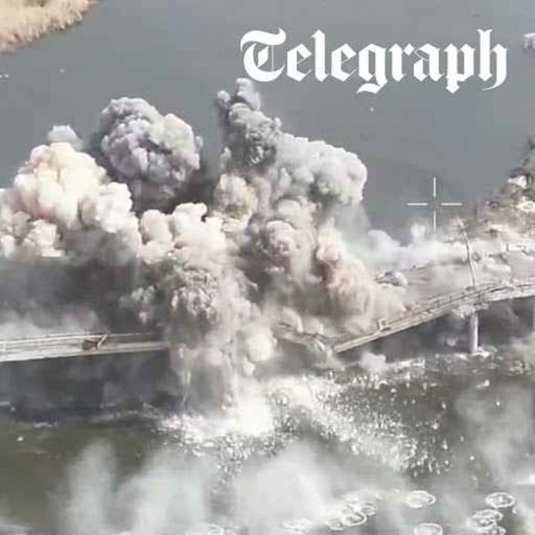 cover art for Exclusive: British drones destroy Russian-controlled bridge