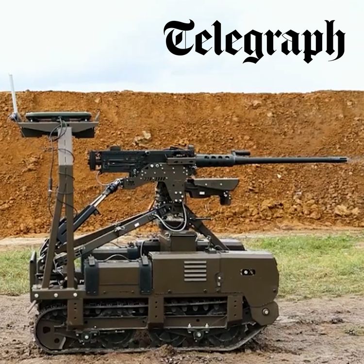 cover art for Russian troops ‘surrender to army robots’ in war first & interview with former CIA operative on Putin’s spycraft