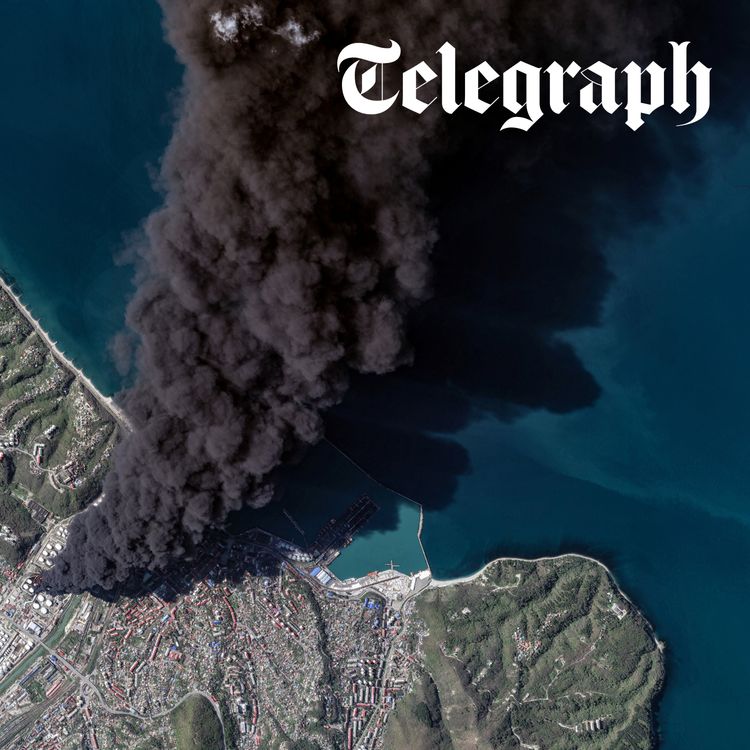 cover art for Massive ‘volcanic’ refinery blaze erupts again ‘only hours’ after being put out & witnessing Russia's 'spiral into madness' under Putin