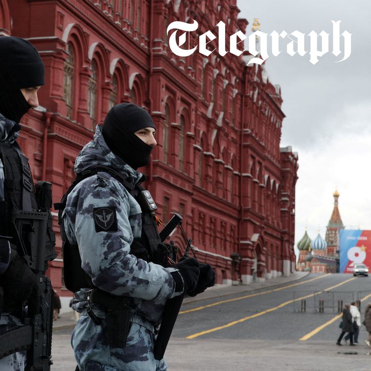 cover art for Russia’s Victory Day parade ‘stripped of all military kit’ amid Putin ‘paranoia’ & Ukraine hits target 1,500km from its border