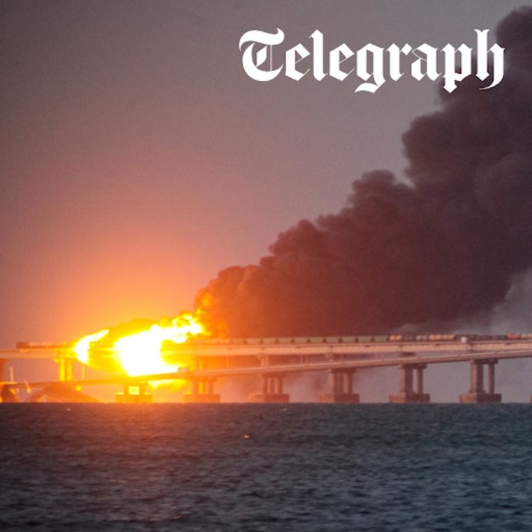 cover art for Ukraine destroys key bridges to 'strangle' occupied Crimea & shock resignation by UK Defence Secretary John Healey