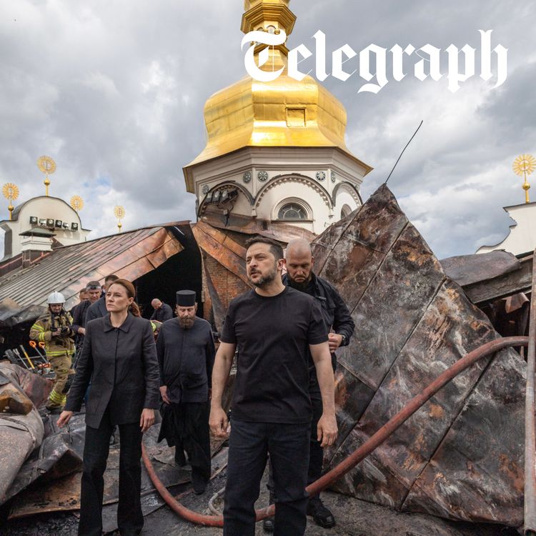 cover art for 'Barbarism' as Moscow bombs historic Kyiv cathedral & British commandos seize Russian shadow fleet ship