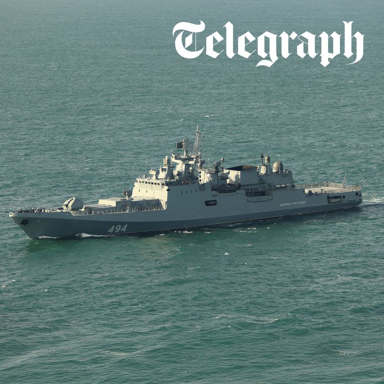 cover art for Russian warship fires shots at boat in English Channel & Putin 'hiding in bunkers' as popularity plummets