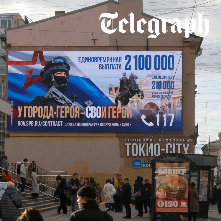 cover art for Russia scrambles for manpower as it suffers 10,000 casualties in a week