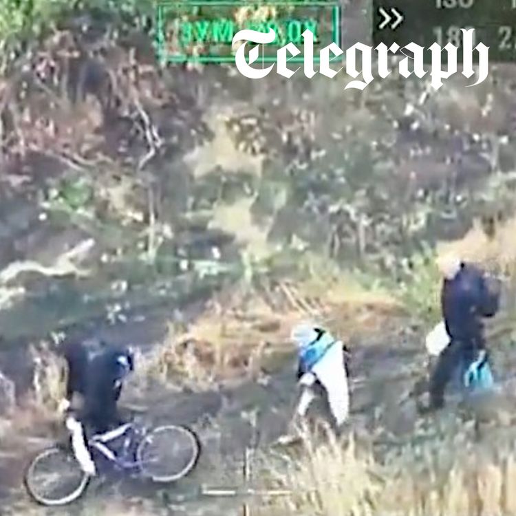 cover art for Fleeing Russians using Ukrainian civilians as 'human shields' in Kharkiv