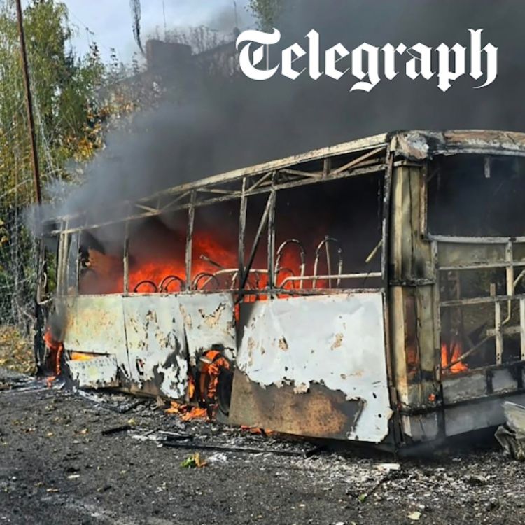cover art for Russia kills 33 in ‘targeted’ Kramatorsk bus stop missile strike