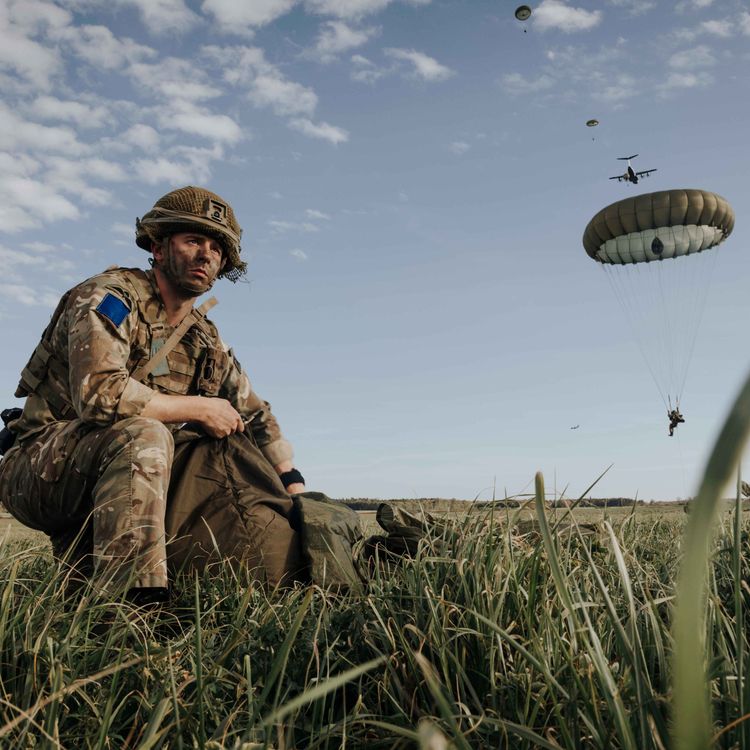 cover art for Embed with UK's elite paratroopers on the Swedish island ready for war with Russia