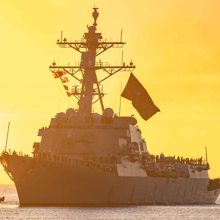 cover art for Trump wants a new armada. Can America still build one?