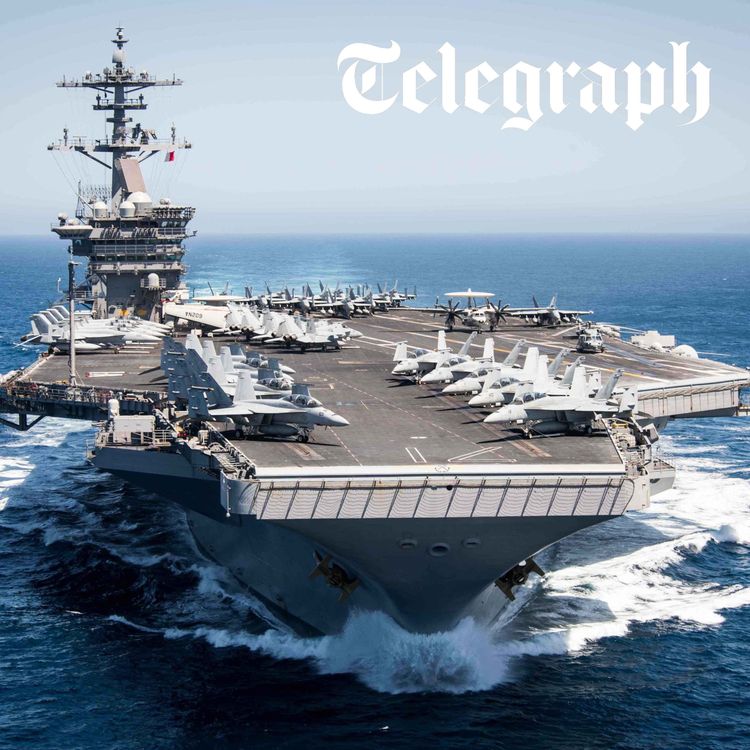 cover art for US deploys third carrier to Iran as Trump admits munitions shortage