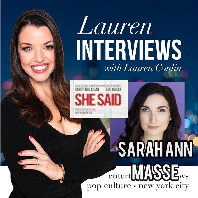 cover art for Sarah Ann Masse of "She Said" ;  actress, comedian & survivor advocate