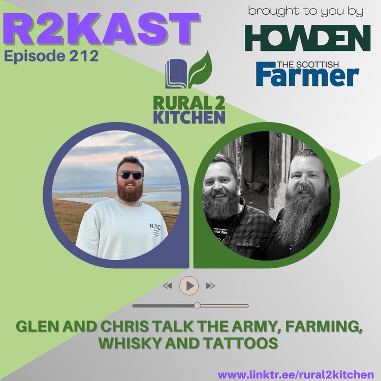 cover art for R2Kast 212 - Glen and Chris talk the army, farming, whisky and tattoos 