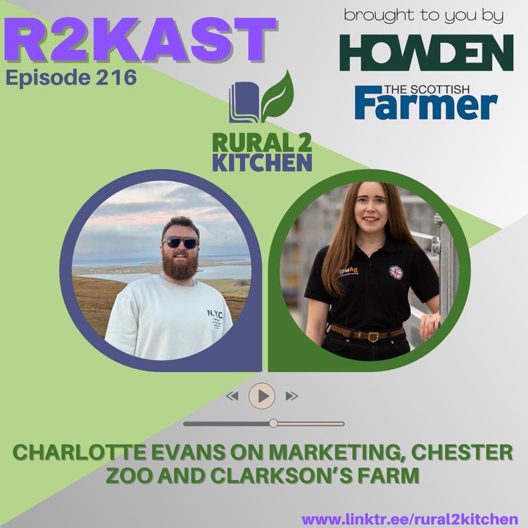 cover art for R2Kast 216 - Charlotte Evans on marketing, Chester Zoo and Clarkson’s Farm