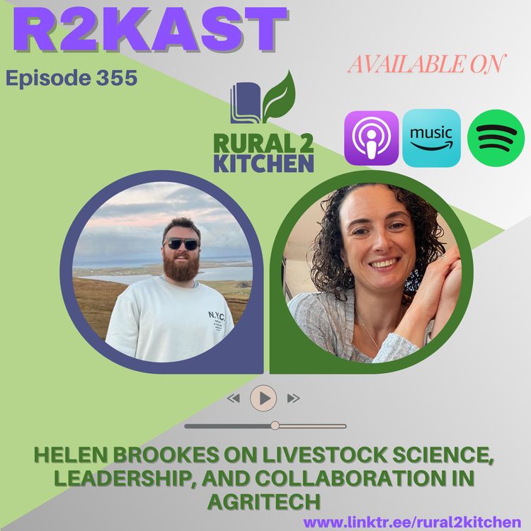 cover art for R2Kast 355 – Helen Brookes on livestock science, leadership, and collaboration in AgriTech