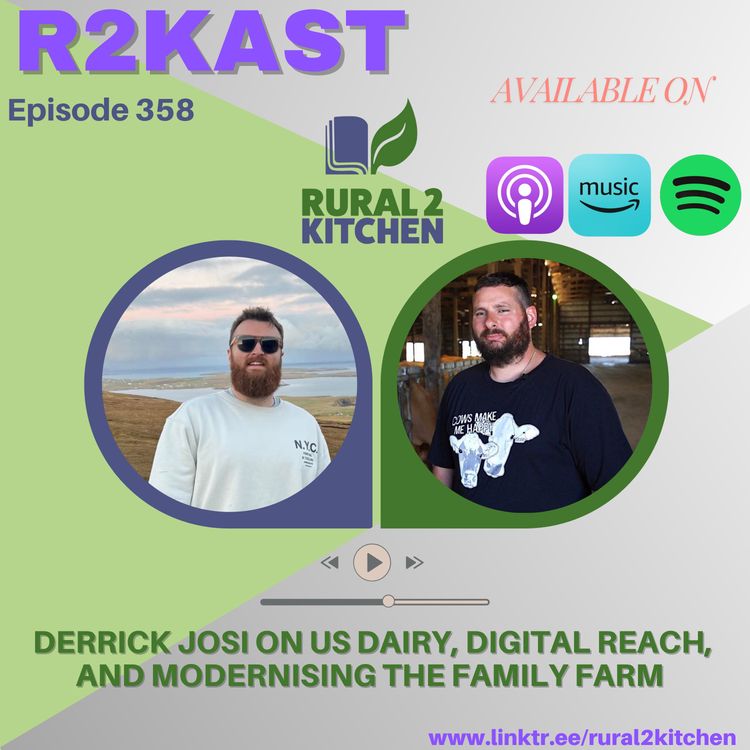 cover art for R2Kast 358 โ Derrick Josi on US dairy, digital reach, and modernising the family farm