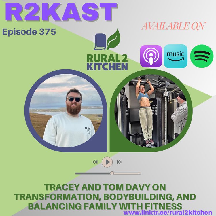 cover art for R2Kast 374 – Tracey and Tom Davy on transformation, bodybuilding, and balancing family with fitness
